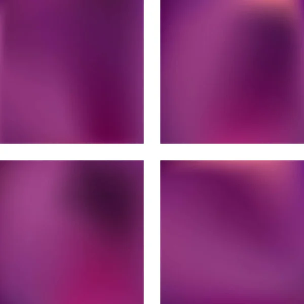紫色の抽象的なぼやけた背景を設定します ベクトルイラスト 現代の幾何学的背景 アブストラクトテンプレート — ストックベクタ