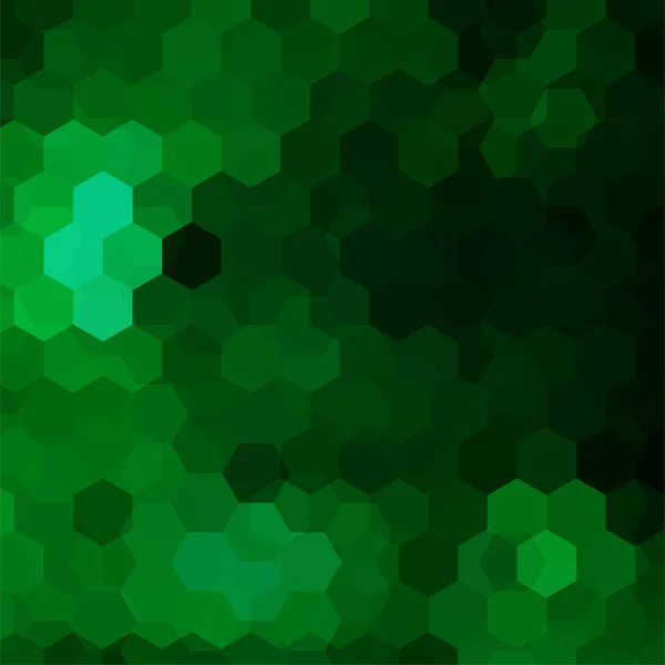 Vektorové Pozadí Zelenými Šestiúhelníky Lze Použít Obalovém Designu Knižním Designu — Stockový vektor