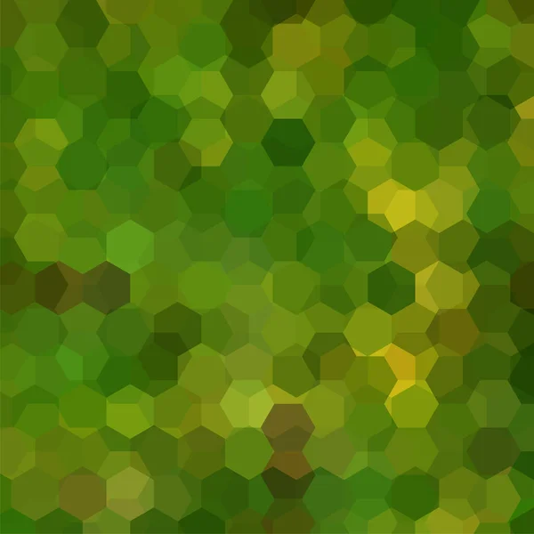 Abstrakt Hexagoner Vektor Bakgrund Grön Geometrisk Vektor Illustration Mall För — Stock vektor