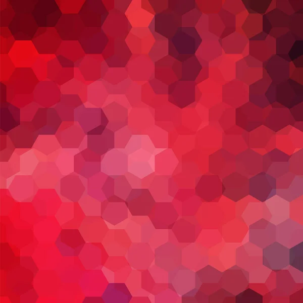 Hintergrund Geometrischer Formen Rotes Mosaikmuster Vektor Eps Vektorillustration — Stockvektor