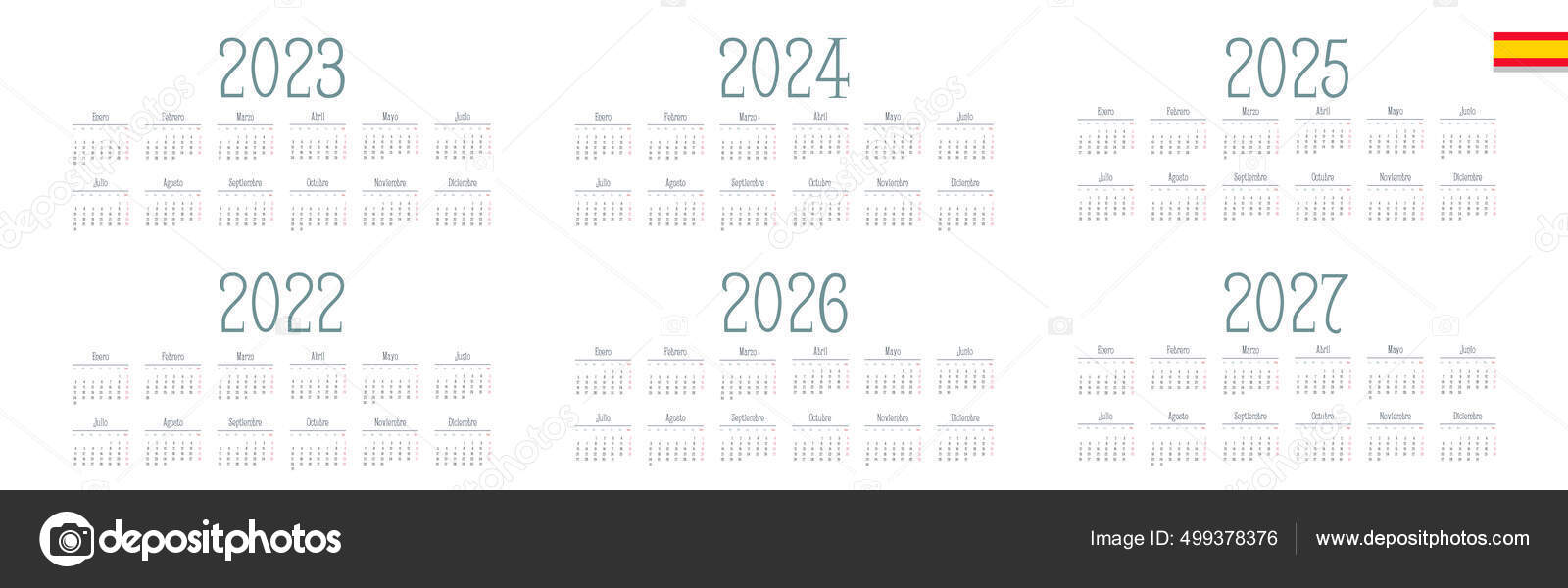 spanish-calendar-2022-2023-2024-2025-2026-2027-white-background-stock-vector-image-by-tashechka