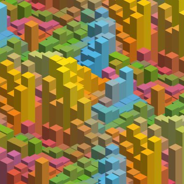 Geometrik küpleri arka plan