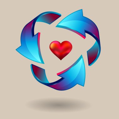 3D geri dönüşüm okları