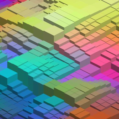 Geometrik küpleri arka plan