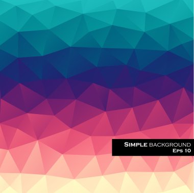 soyut üçgenler arka plan