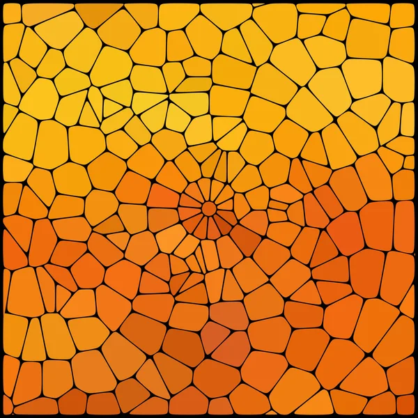 Geometrical orange shapes background — Stock Vector