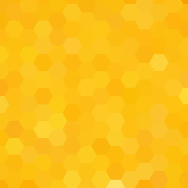 Geometrisches Mosaik gelber Hintergrund — Stockvektor