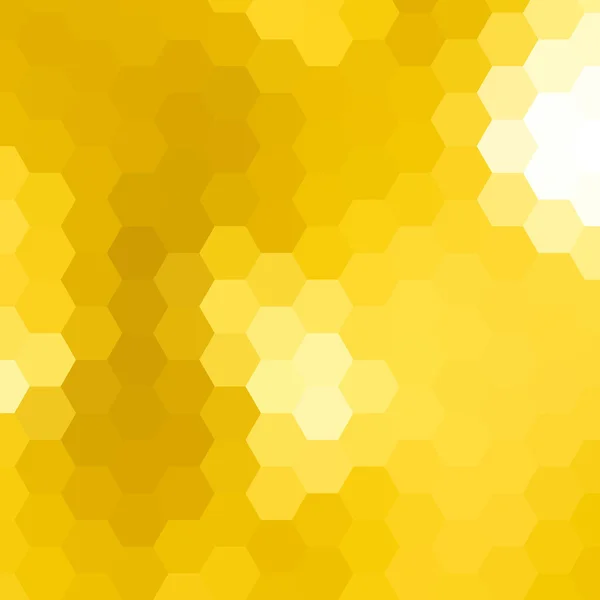Geometrik mozaik sarı arka plan — Stok Vektör