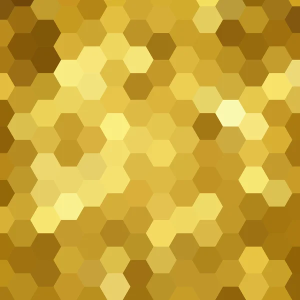 幾何学的なモザイク黄色背景 — ストックベクタ
