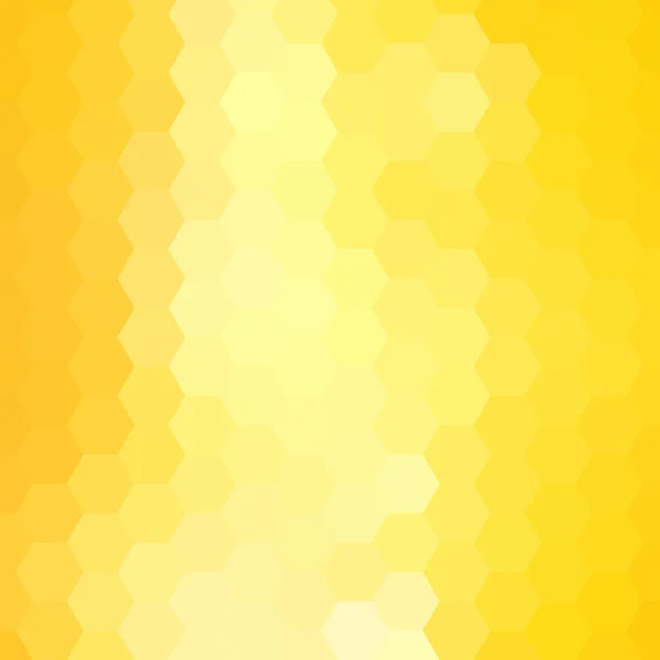 Mosaïque géométrique fond jaune — Image vectorielle