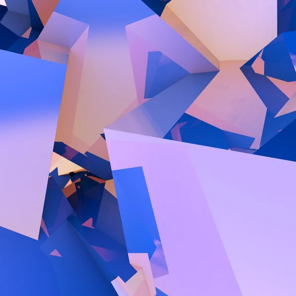 Geometrische kubussen achtergrond — Stockfoto