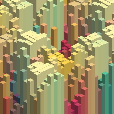 Geometrik küpleri arka plan