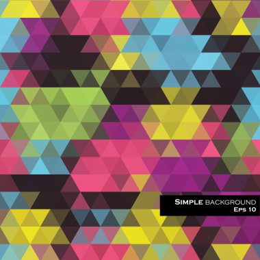 üçgen geometrik arka plan