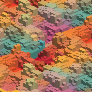 Geometrik küpleri arka plan