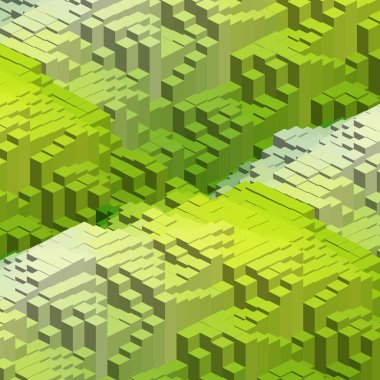 Geometrik küpleri arka plan