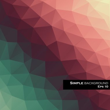 soyut üçgenler arka plan