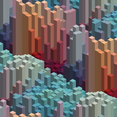 Geometrik küpleri arka plan