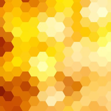 Geometrik mozaik sarı arka plan