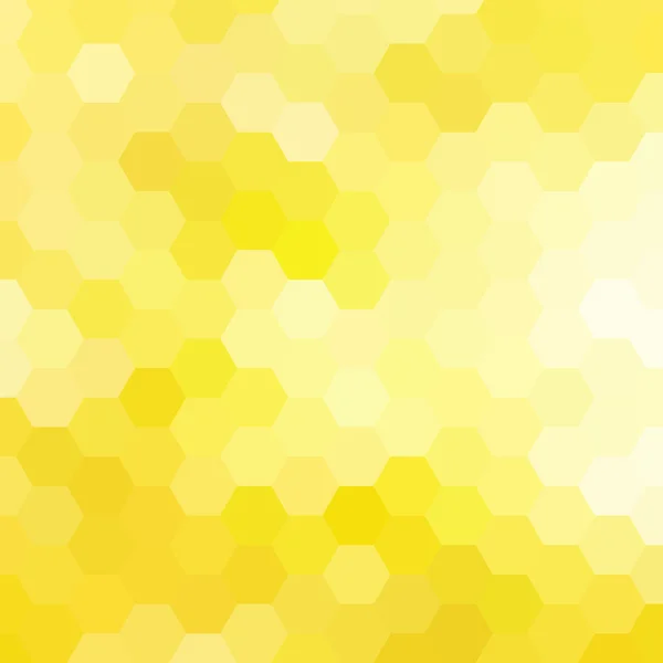 Mosaïque géométrique fond jaune — Image vectorielle