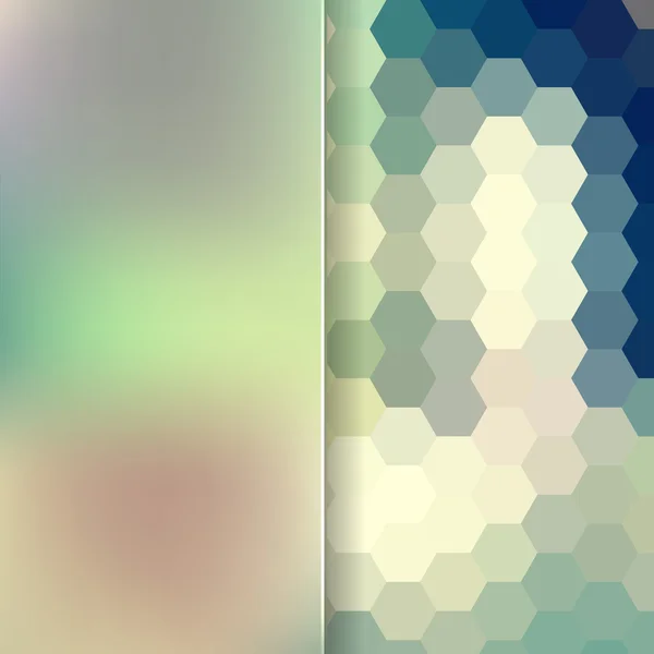 Mosaico geometrico e sfondo opaco — Vettoriale Stock