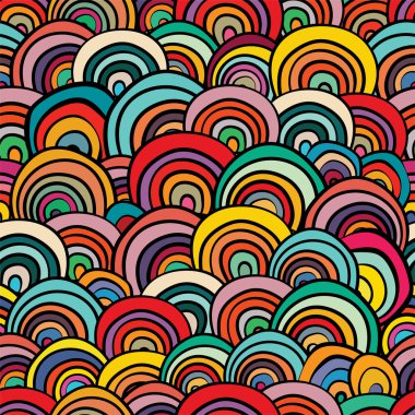 renkli, sh geometrik oluşan sorunsuz arka plan