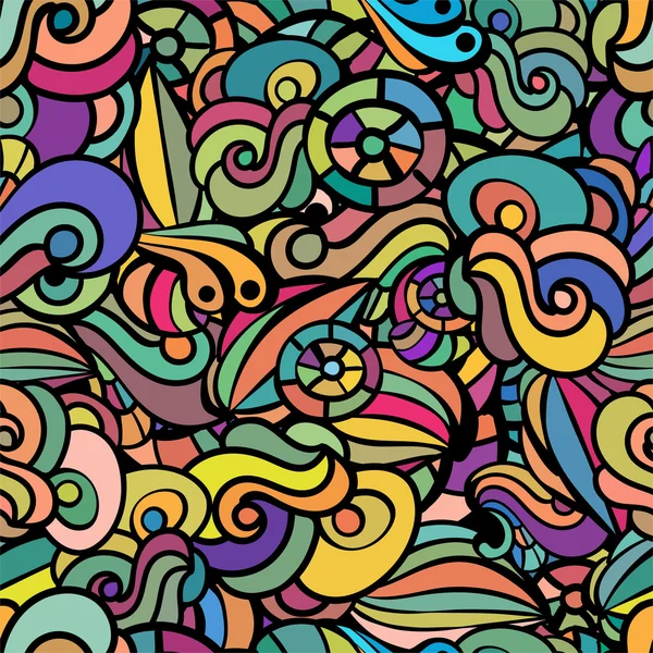 Fondo floral inconsútil de colores — Vector de stock