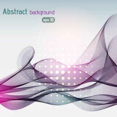 Vektör soyut renkli dalgalar arka plan