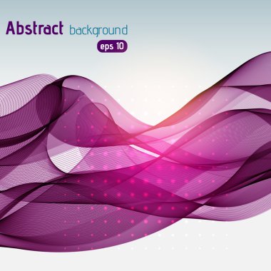 Vektör soyut renkli dalgalar arka plan