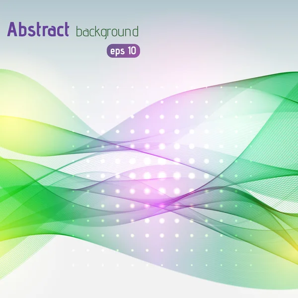矢量抽象多彩波背景 — 图库矢量图片