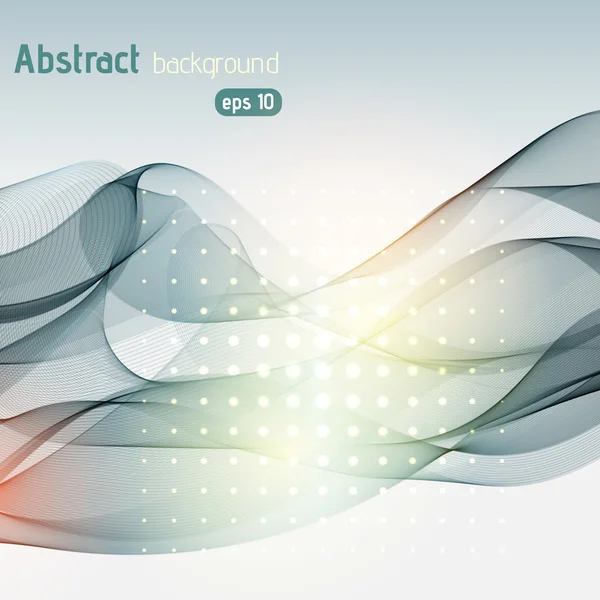 Abstrakter Hintergrund bestehend aus bunten Linien — Stockvektor