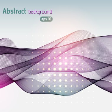 Vektör soyut renkli dalgalar arka plan