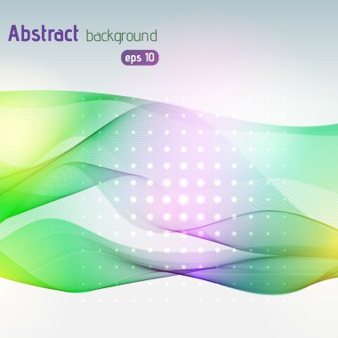 Vektör soyut renkli dalgalar arka plan
