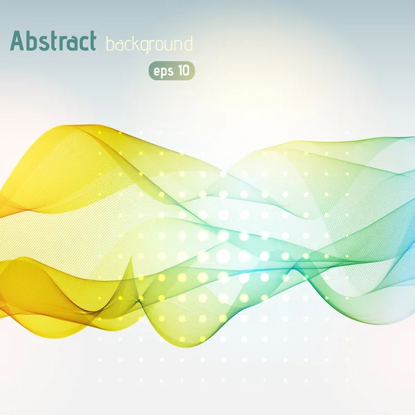 Vector abstract colorful waves background — Stock Vector