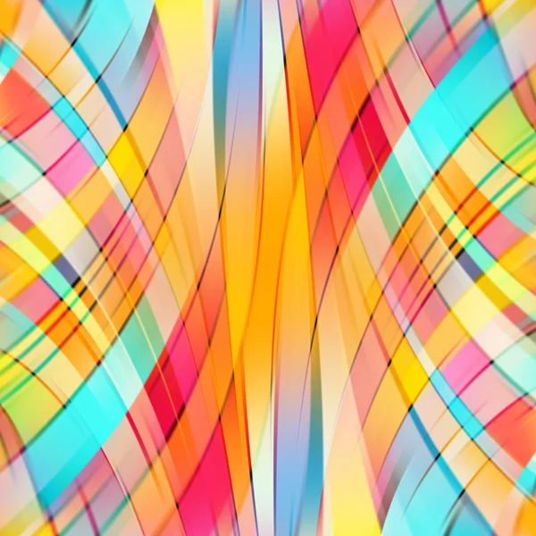 Färgglada släta ljus linjer bakgrund — Stock vektor