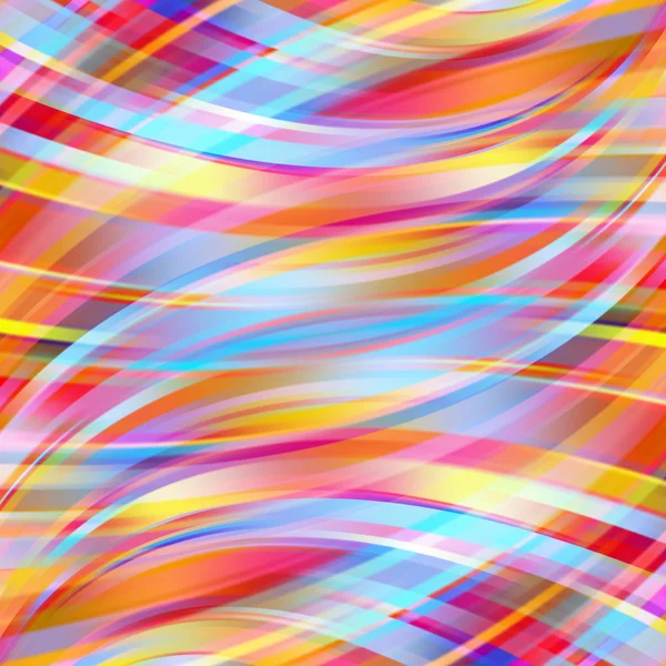Colorful smooth light lines background. — Stock Vector
