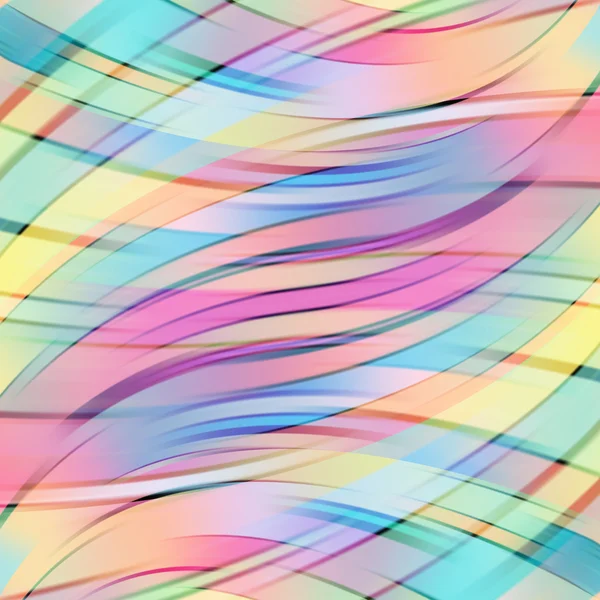 Färgglada släta ljus linjer bakgrund — Stock vektor