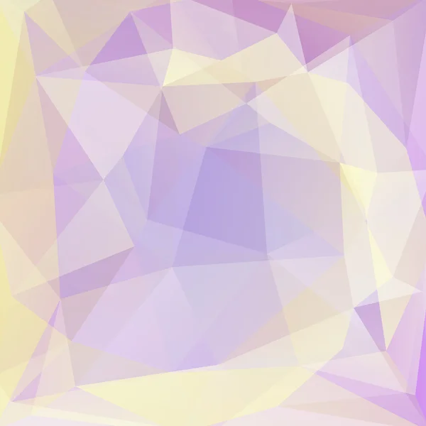Polygone pastel géométrique composé de triangles — Image vectorielle
