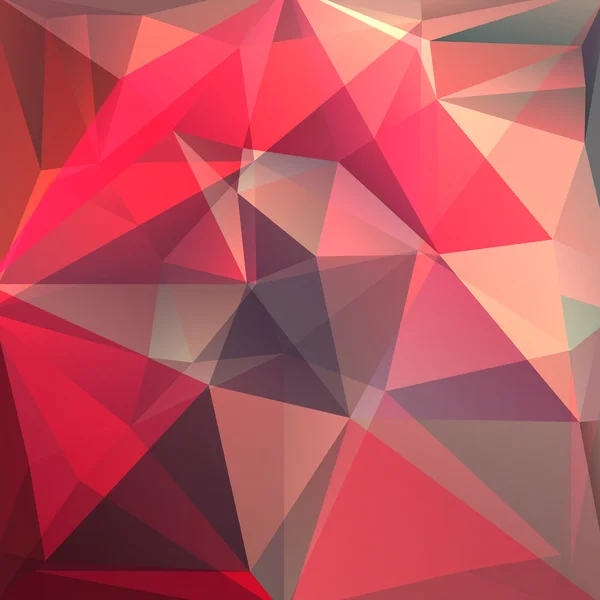 Fond coloré abstrait composé de triangles rouges — Image vectorielle