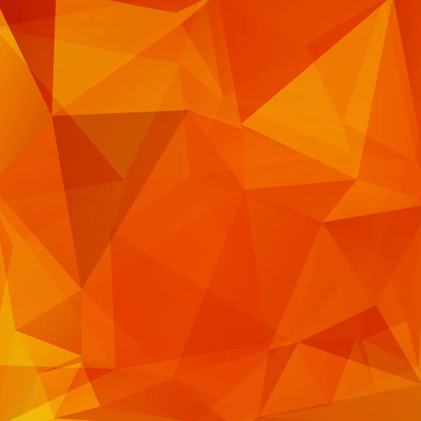 Fondo abstracto formado por triángulos naranjas — Vector de stock