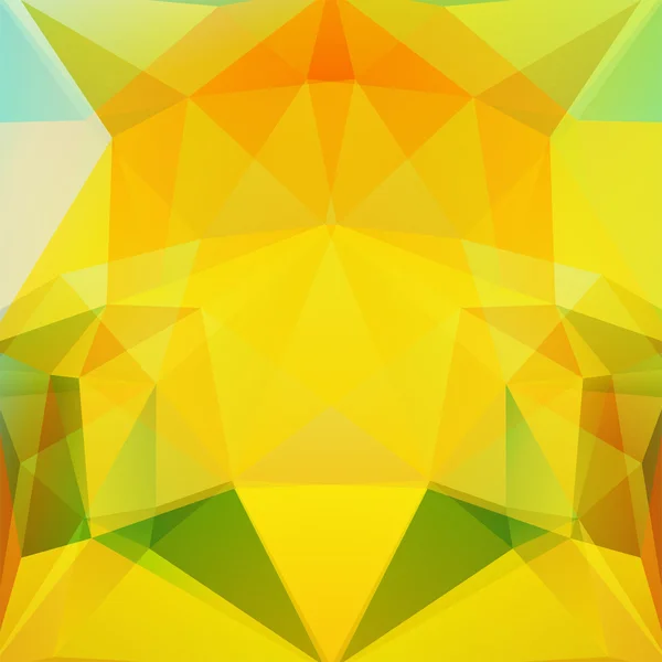 Sfondo astratto costituito da triangoli gialli, verdi — Vettoriale Stock