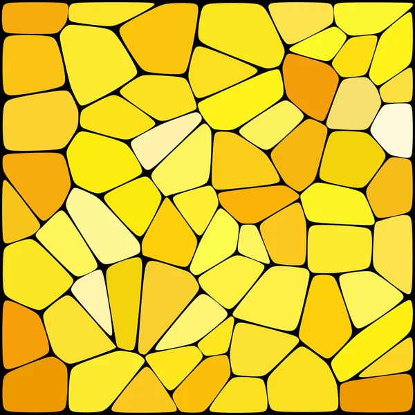 Resumo fundo constituído por formas geométricas amarelas — Vetor de Stock