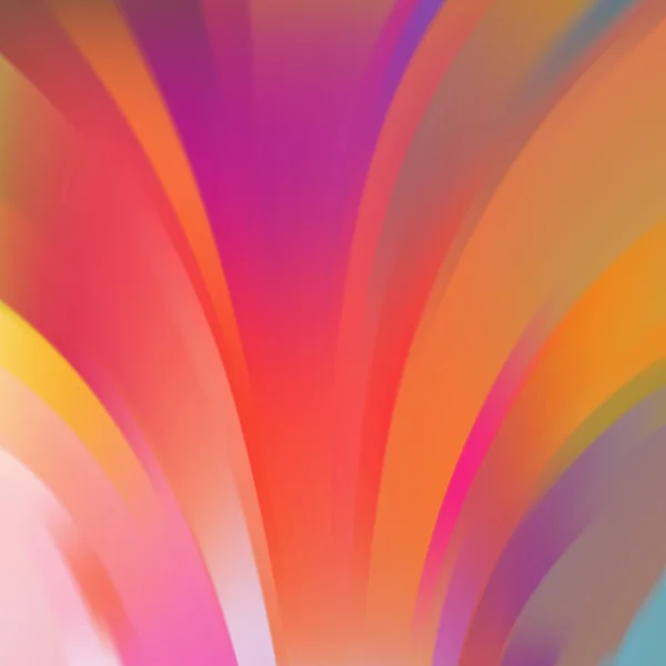 Fond de lignes lumineuses lisses colorées. Illustration vectorielle — Image vectorielle