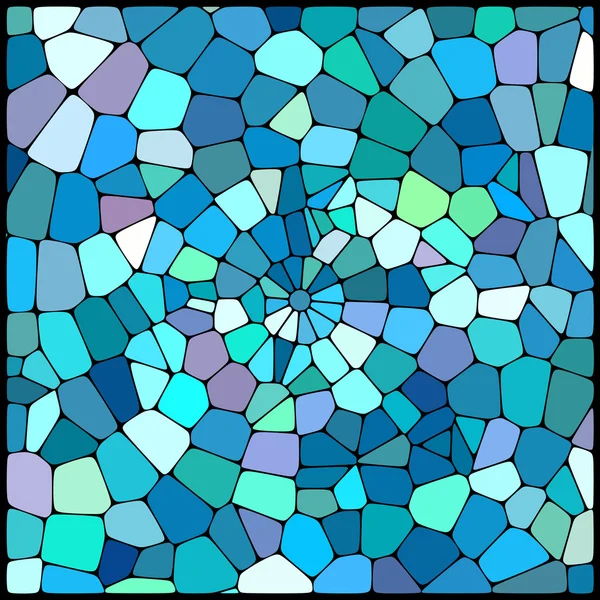 Abstracte achtergrond bestaande uit van blauwe geometrische vormen — Stockvector