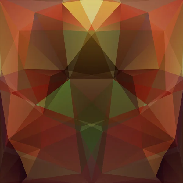 Абстрактный фон, состоящий из треугольников, коричневых, зеленых цветов — стоковый вектор