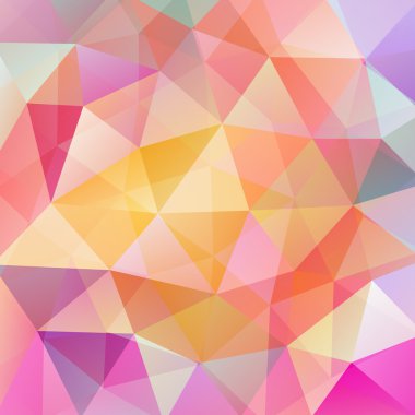 pembe, sarı, turuncu üçgen oluşan arka plan