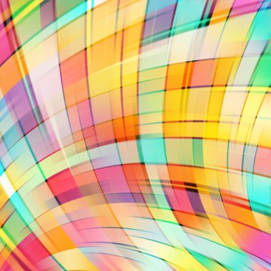 Renkli düz ışık çizgileri arka plan. Gökkuşağı renginde. Vektör