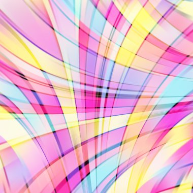 Renkli düzgün hafif pembe, sarı, mavi çizgili arka plan. Vecto