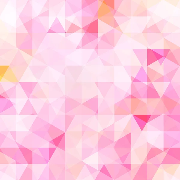 Fundo abstrato composto por triângulos brancos, rosa — Vetor de Stock