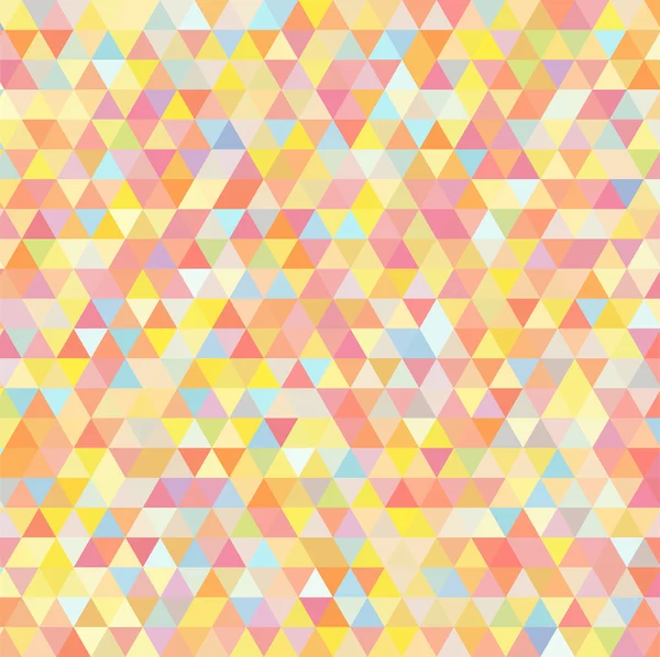 Fundo abstrato constituído por pequenos triângulos pastel — Vetor de Stock