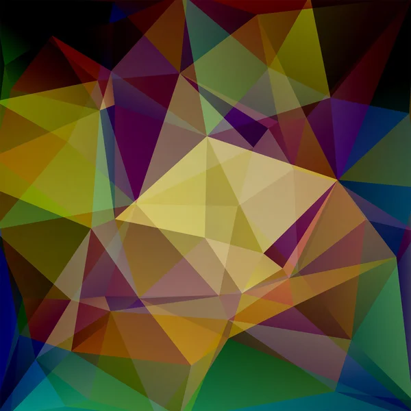 Fond abstrait composé de triangles — Image vectorielle